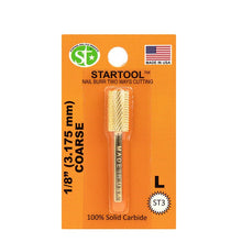 Load image into Gallery viewer, 1/8&quot; (ST3) Coarse Large Barrel Gold (LARGE SHANK)

