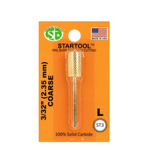 Load image into Gallery viewer, 3/32&quot; (ST3) Coarse Large Barrel Gold
